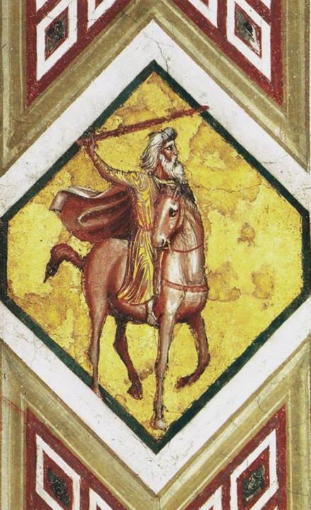 Giotto di Bondone  I Cavalieri dell'Apocalisse, c. 1320 Basilica Papale di San Francesco, Assisi.